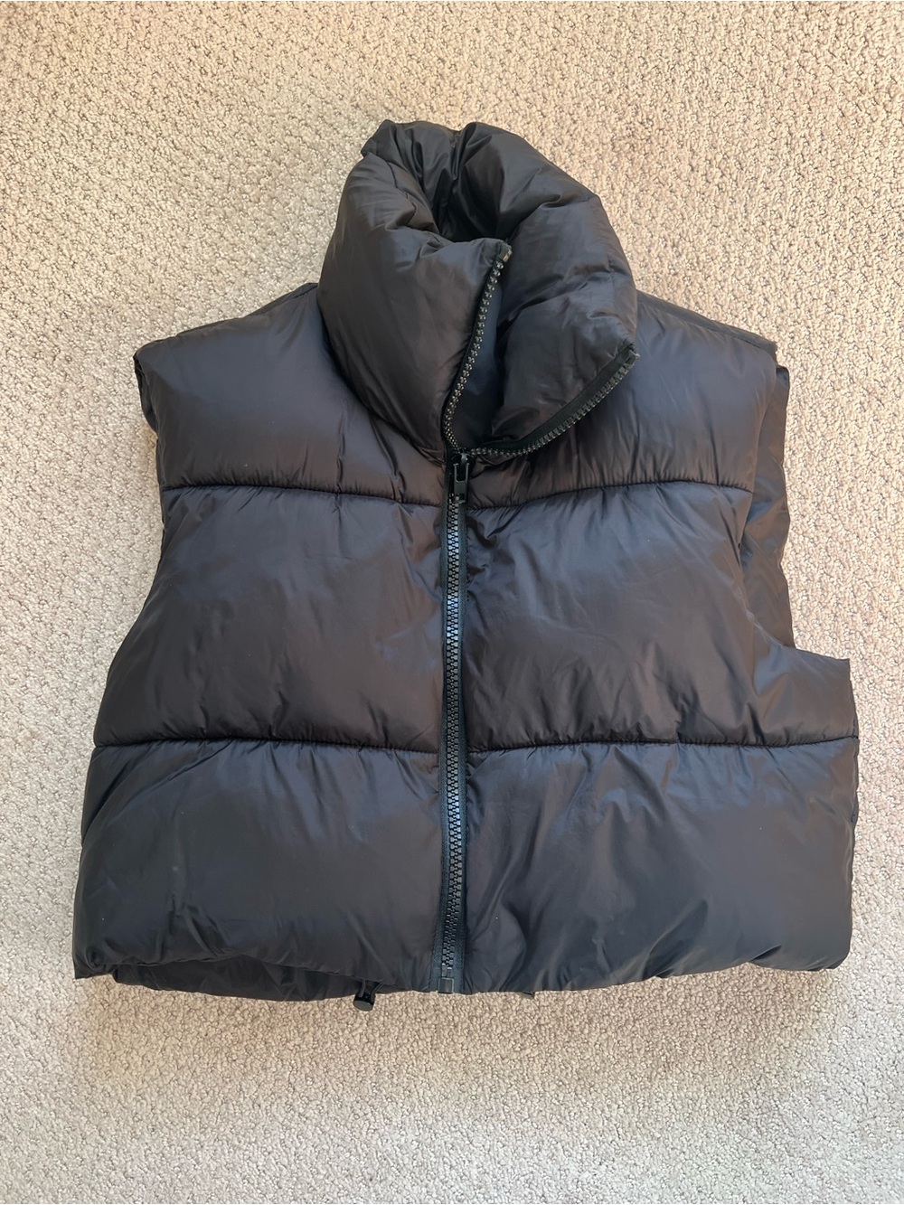 Women’s Black Puffer Vest - Lightweight Insulated Vest